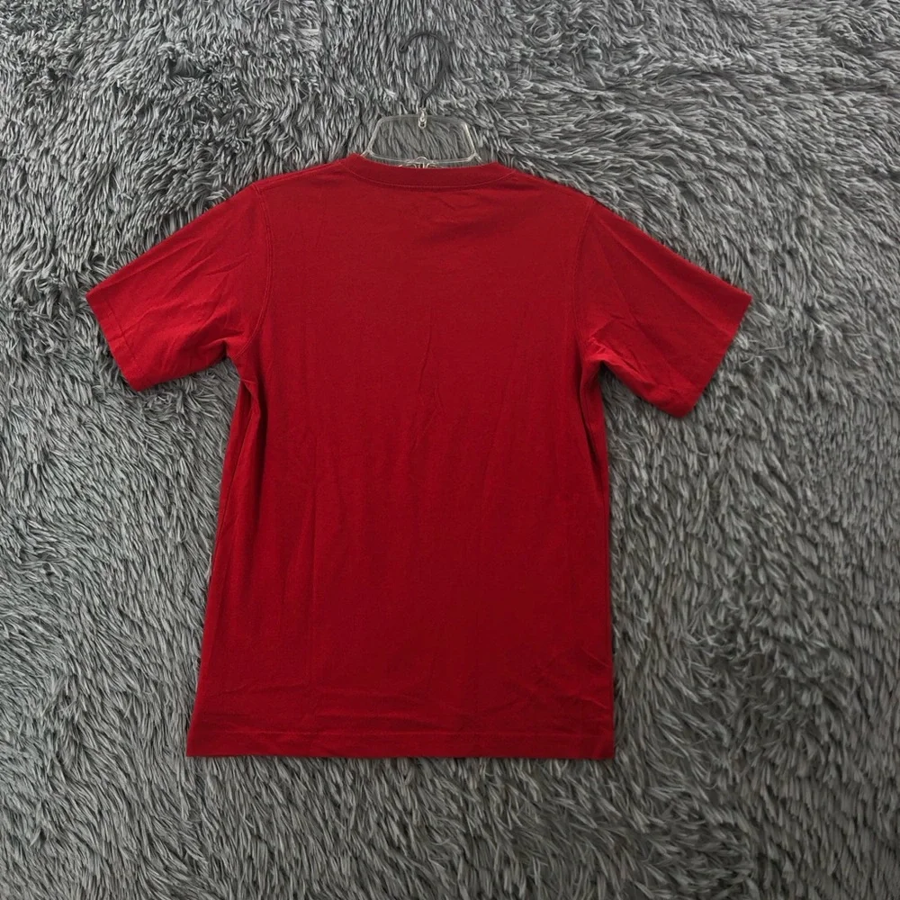 Converse Tshirt All Star Boys Medium Red Spellout Short Sleeve Shirt EUC